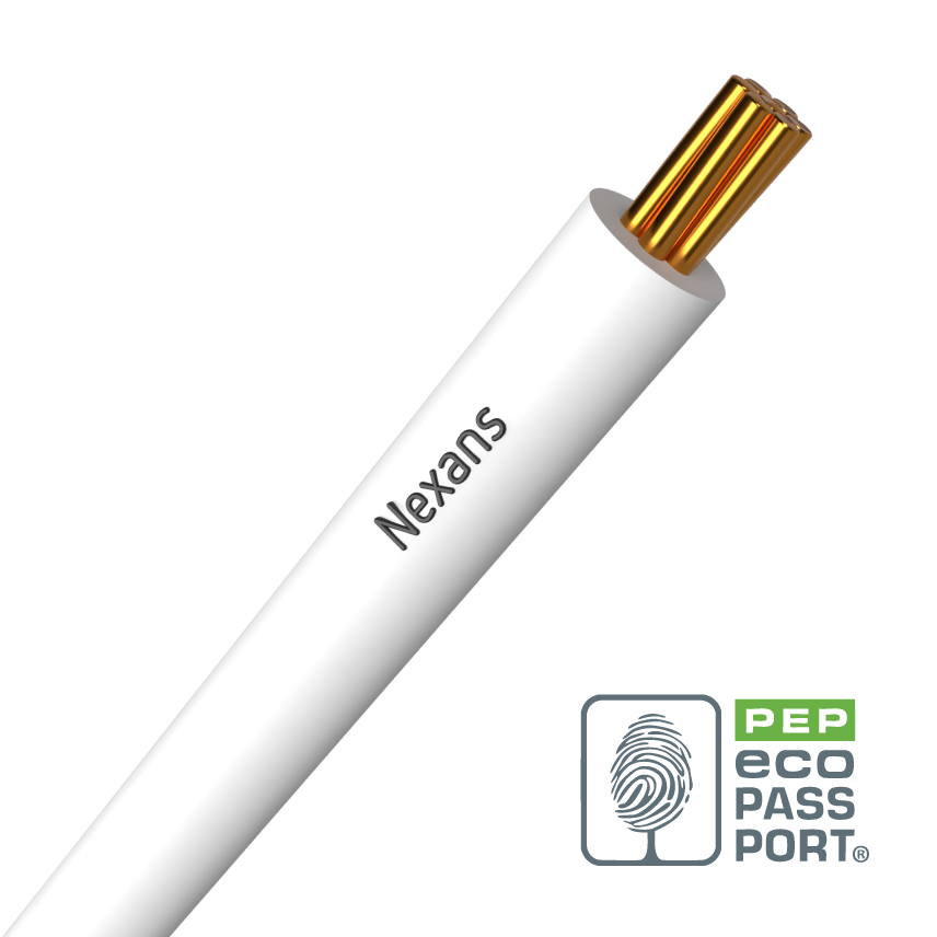 SI PVC 1X 25 CU WH 100M